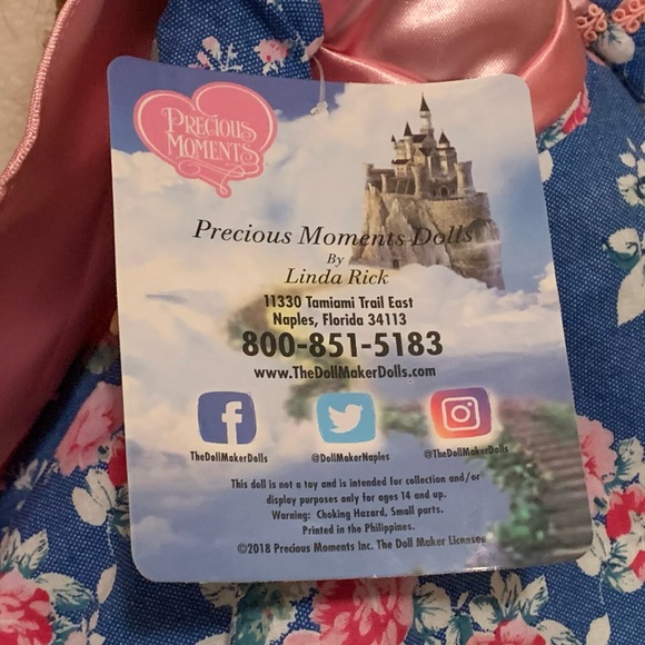 Merida Precious Moments Doll Limited Release Once Upon A Time 2018 Dress and Bow - Picture 4 of 10